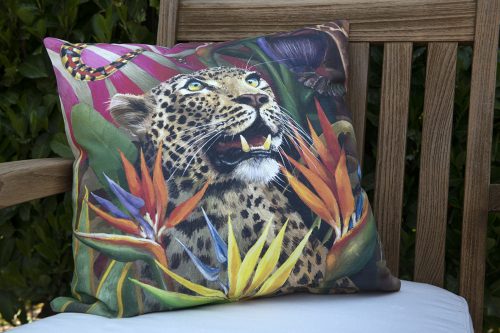 African Jungle: Leopard Pillow Cover - Image 4