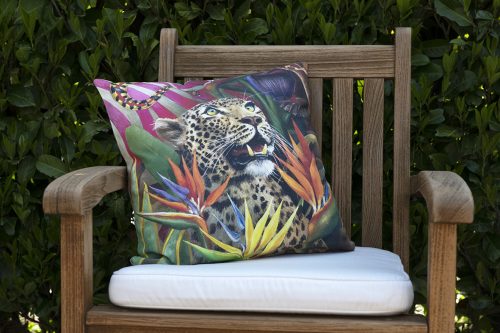 African Jungle: Leopard Pillow Cover - Image 3