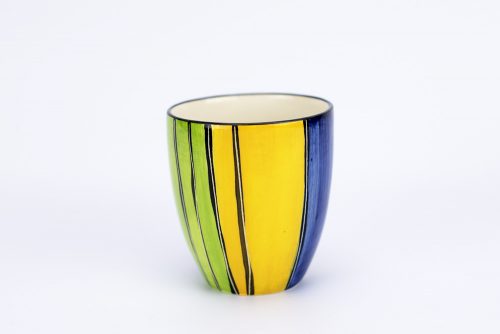 Letsopa Ceramics Hug-Mug in Light Green Blue design