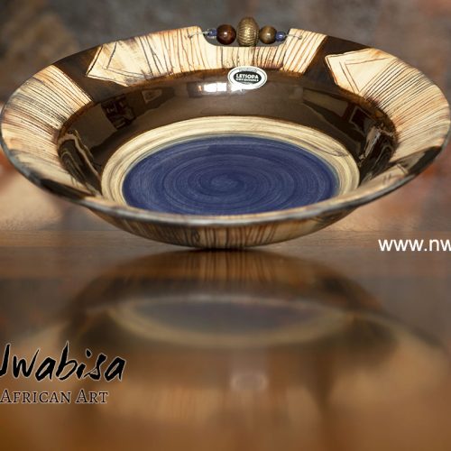 Afrique Schaal Letsopa Blauwe bodem Nwabisa African Art