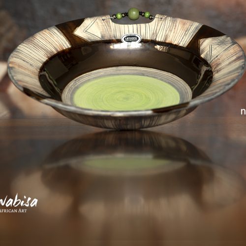 Letsopa Bowl Geen bottom Nwabisa African Art
