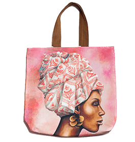 WhimsicalCollection African Women Big Bag Pomegranate