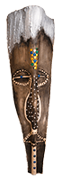 Nduna Palm Frond Mask by Bob Mnisi