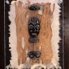 Pebble figure African girl decorative artwork