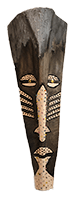 Vusi Palm Frond mask by Bob Mnisi