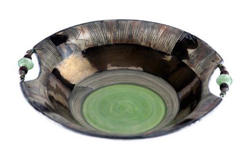 Letsopa Ceramics Fruitbowl Light green bottom