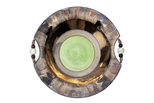 Letsopa Ceramics Fruitbowl Light green bottom