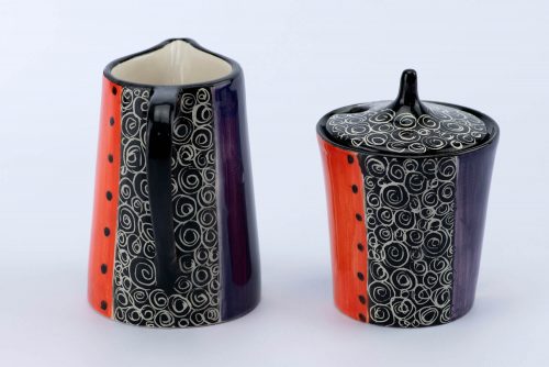 Milk Jar Purple Orange - Image 7
