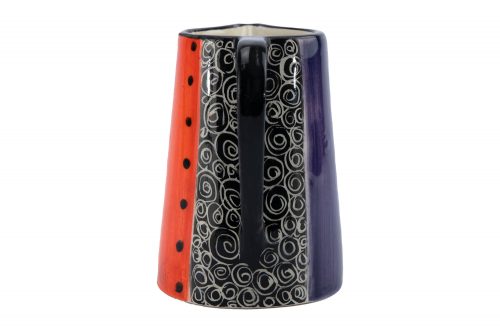 Letsopa Ceramics Milk Jar Purple Orange